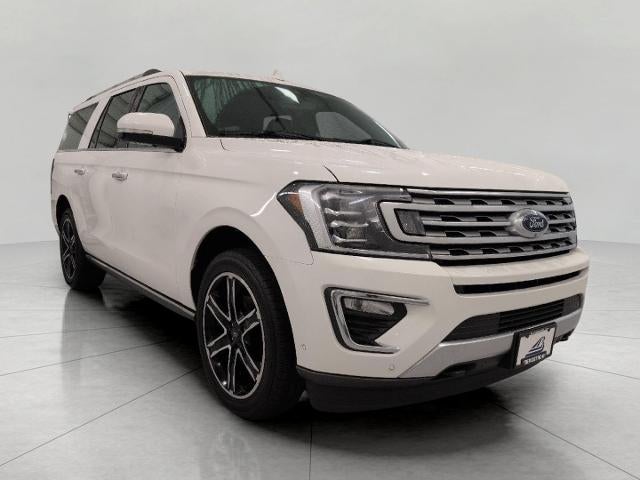 2021 Ford Expedition Limited 4x4 in Star White Metallic Tri-Coat — front three-quarter view