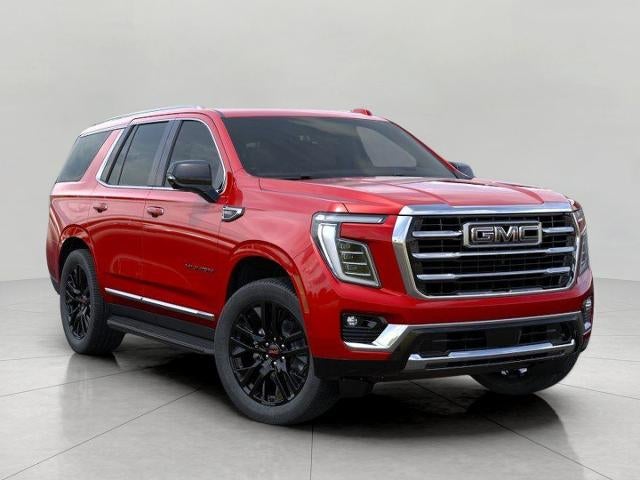 2026 GMC Yukon 4WD 4dr Elevation in Volcanic Red Tintcoat — front three-quarter view