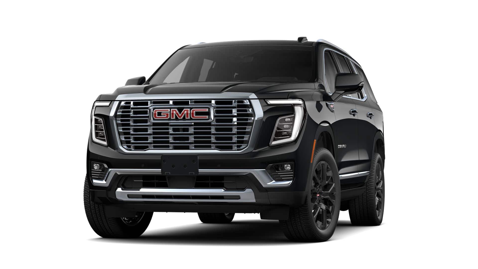 2026 GMC Yukon 4WD 4dr Denali in Onyx Black — front three-quarter view