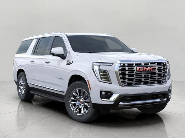 2026 GMC Yukon XL Denali in Summit White — front three-quarter view