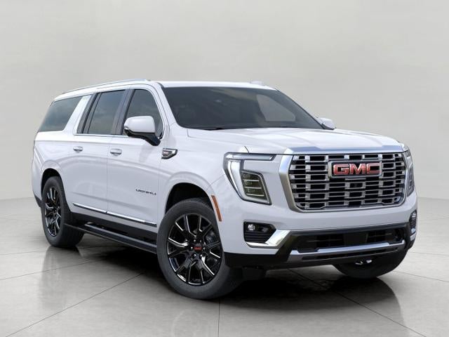 2026 GMC Yukon XL 4WD 4dr Denali in Glacier White Tricoat — front three-quarter view
