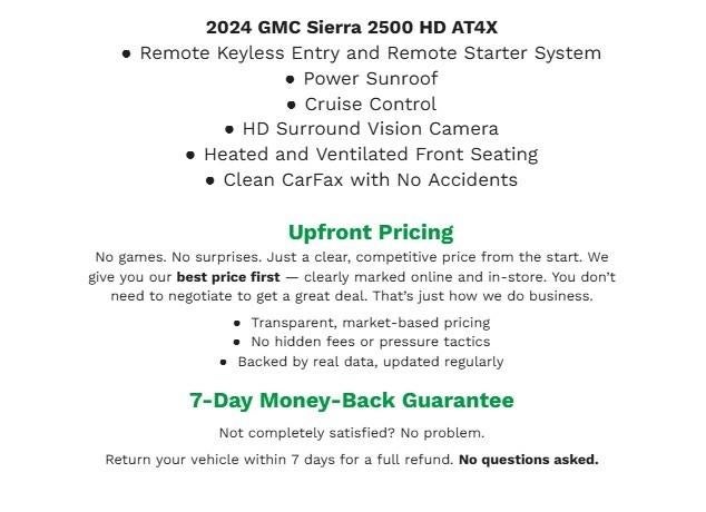 2024 GMC Sierra 2500 HD — side profile view