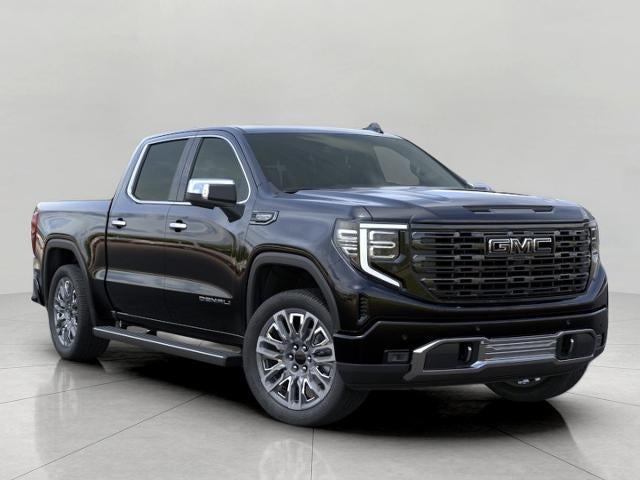2026 GMC Sierra 1500 4WD Crew Cab 147 Denali Ultimate in Onyx Black — front three-quarter view