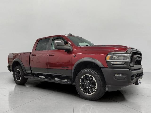 2023 RAM 2500 Power Wagon Rebel 4x4 Crew Cab 6'4 Box in Delmonico Red Pearlcoat — front three-quarter view