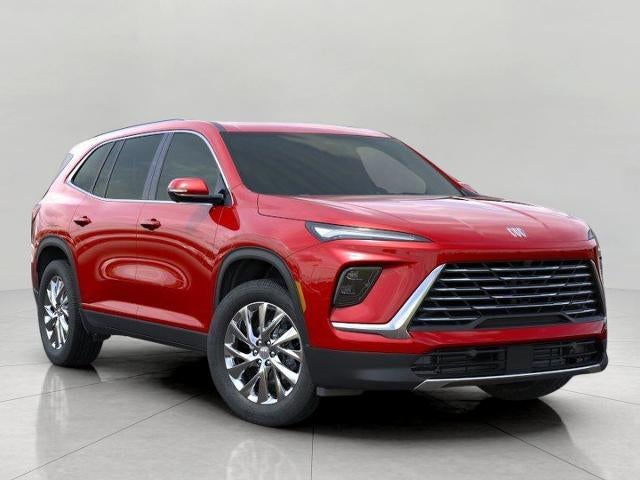 2026 Buick Enclave 4dr Preferred in Cherry Red Tintcoat — front three-quarter view