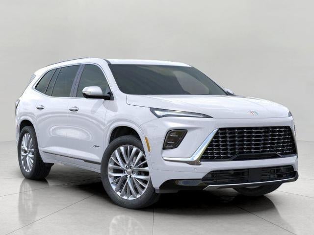 2026 Buick Enclave 4dr Avenir in Iridescent White Tricoat — front three-quarter view